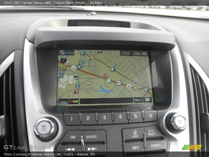 Carbon Black Metallic / Jet Black 2013 GMC Terrain Denali AWD