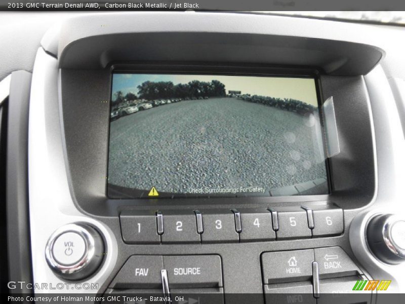 Carbon Black Metallic / Jet Black 2013 GMC Terrain Denali AWD