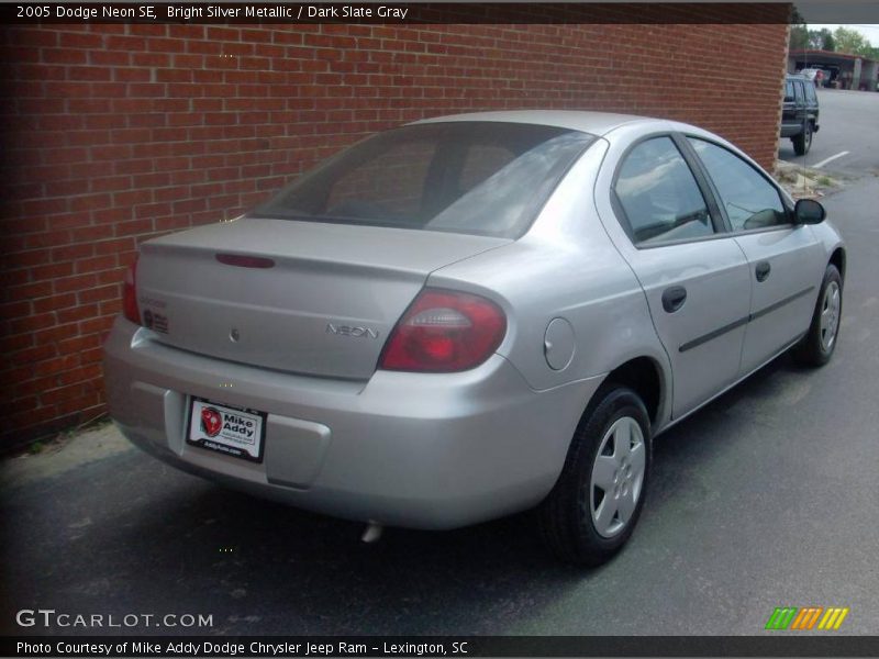 Bright Silver Metallic / Dark Slate Gray 2005 Dodge Neon SE