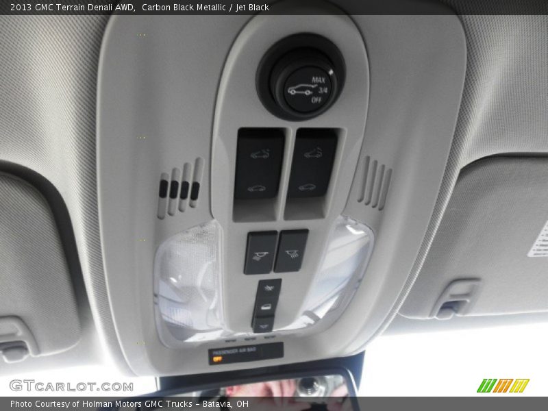 Carbon Black Metallic / Jet Black 2013 GMC Terrain Denali AWD
