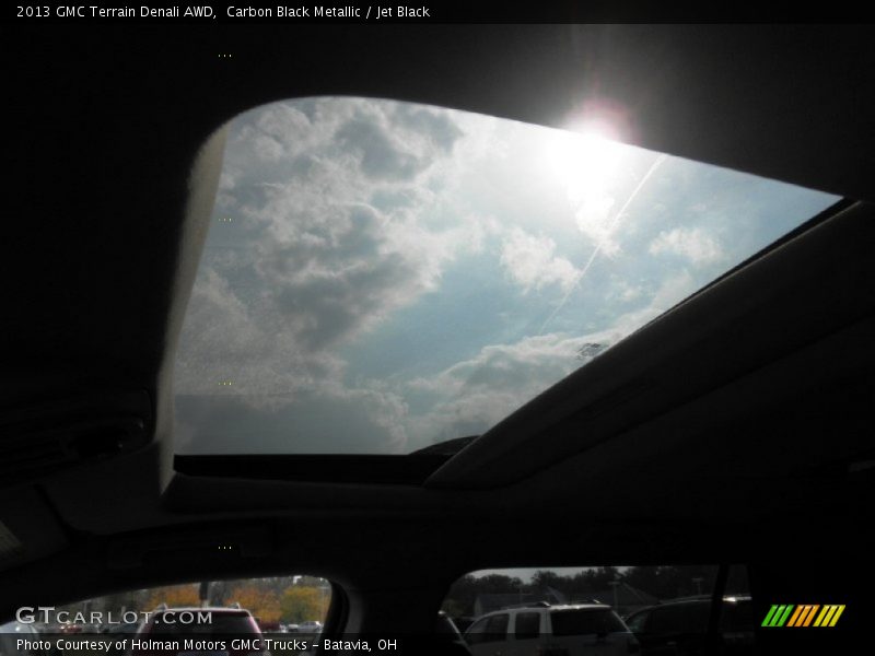 Carbon Black Metallic / Jet Black 2013 GMC Terrain Denali AWD