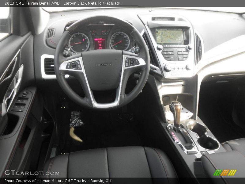 Carbon Black Metallic / Jet Black 2013 GMC Terrain Denali AWD