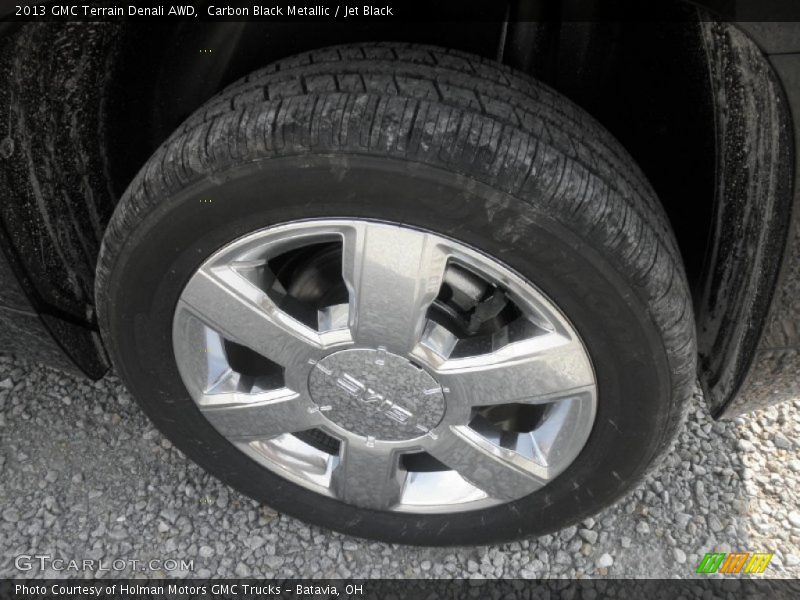 Carbon Black Metallic / Jet Black 2013 GMC Terrain Denali AWD