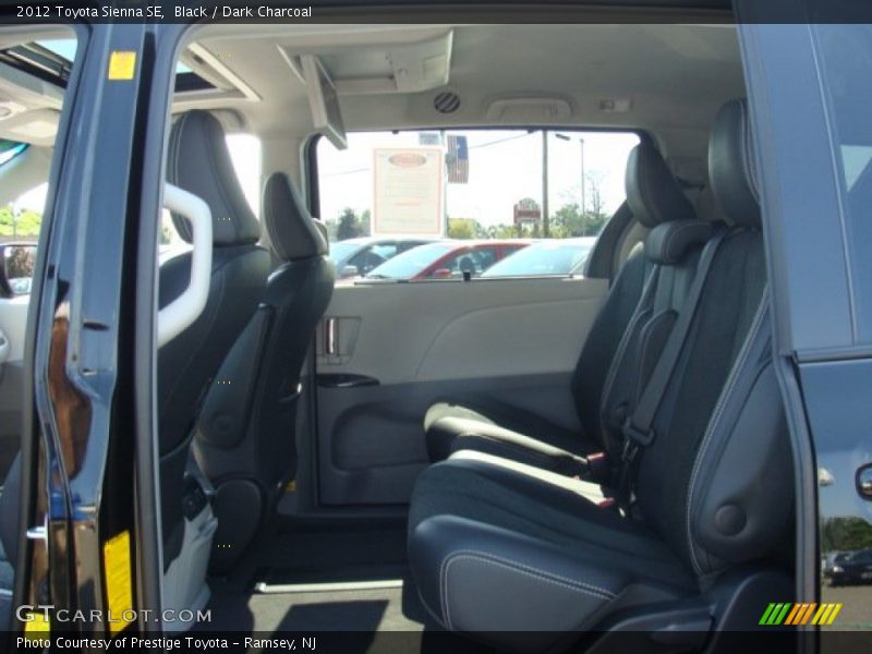 Black / Dark Charcoal 2012 Toyota Sienna SE