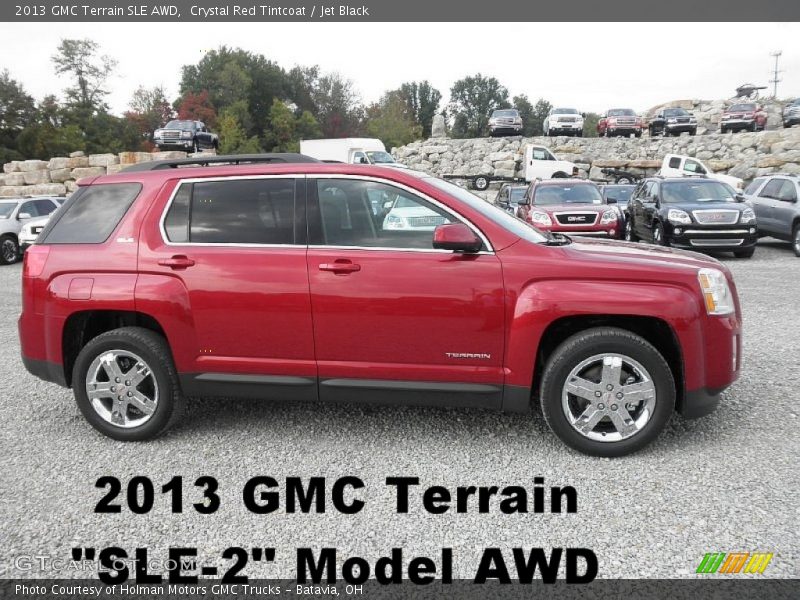 Crystal Red Tintcoat / Jet Black 2013 GMC Terrain SLE AWD