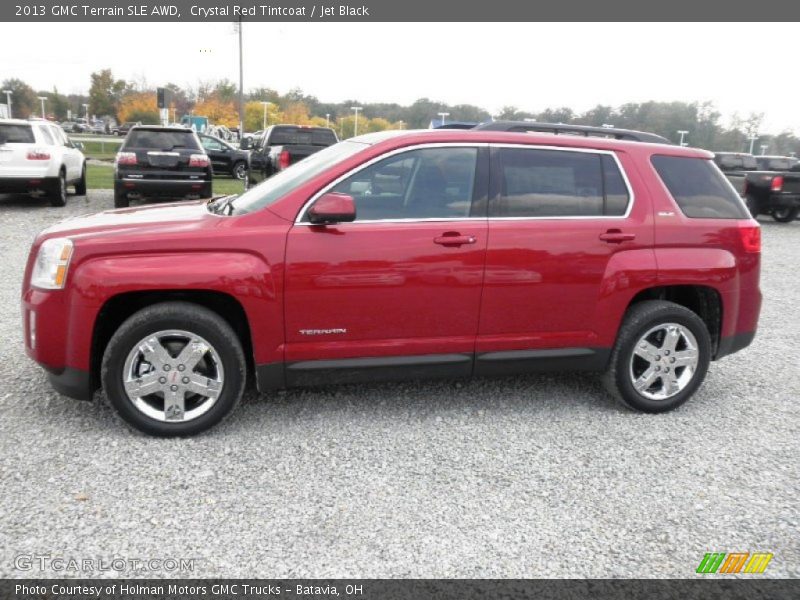 Crystal Red Tintcoat / Jet Black 2013 GMC Terrain SLE AWD