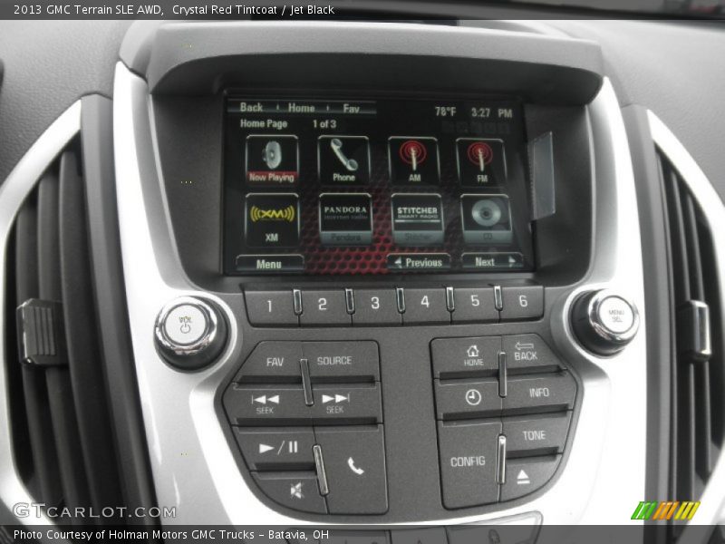 Crystal Red Tintcoat / Jet Black 2013 GMC Terrain SLE AWD