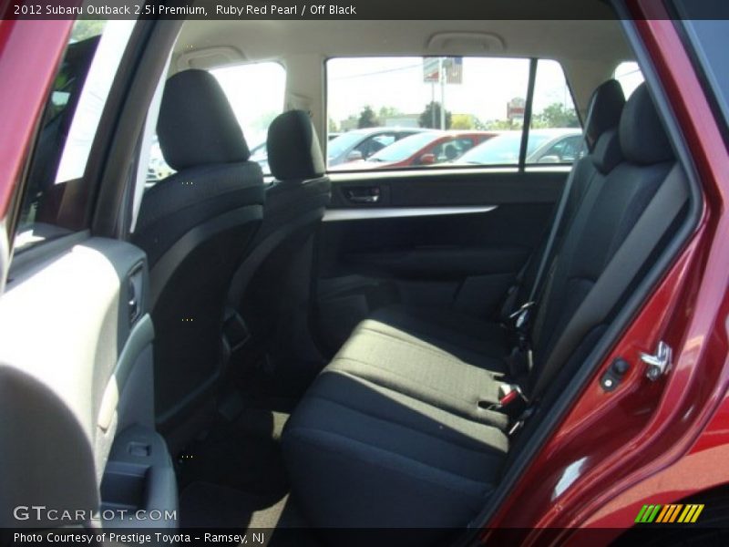 Ruby Red Pearl / Off Black 2012 Subaru Outback 2.5i Premium
