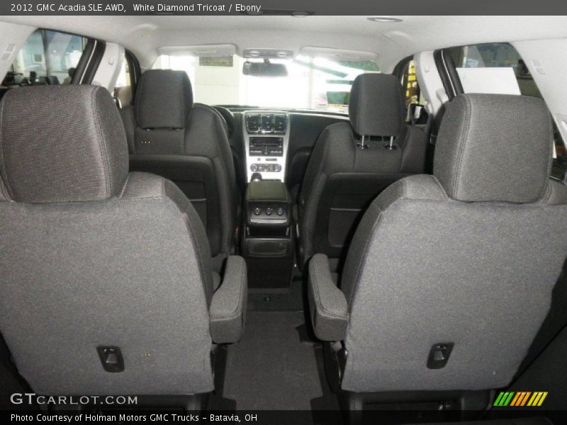 White Diamond Tricoat / Ebony 2012 GMC Acadia SLE AWD