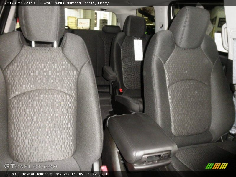 White Diamond Tricoat / Ebony 2012 GMC Acadia SLE AWD