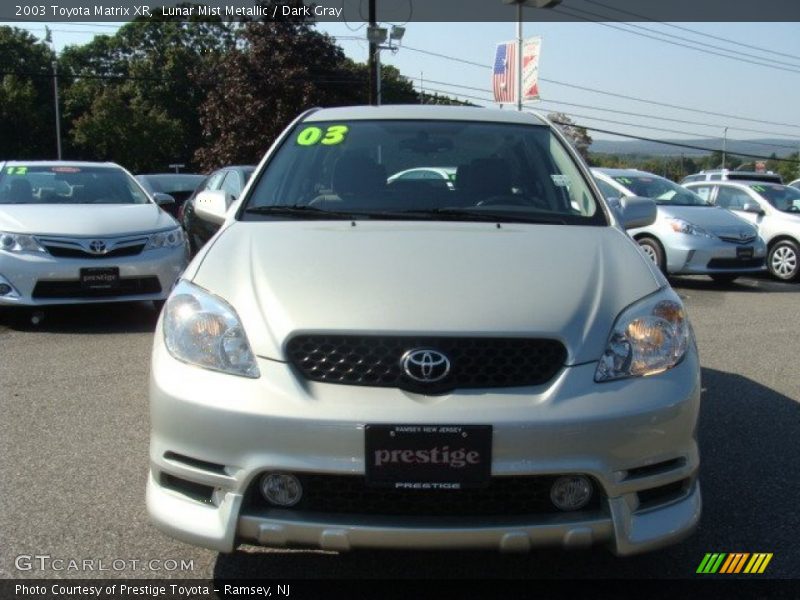 Lunar Mist Metallic / Dark Gray 2003 Toyota Matrix XR