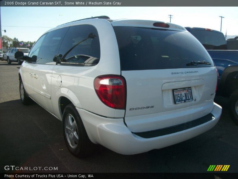 Stone White / Medium Slate Gray 2006 Dodge Grand Caravan SXT