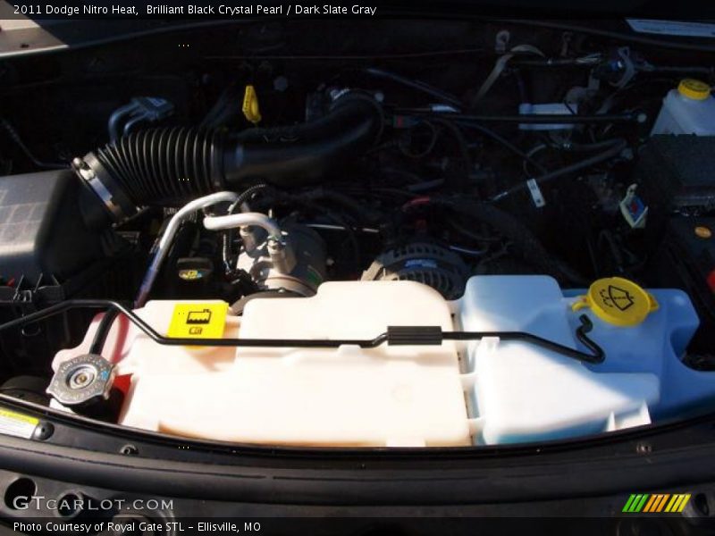 Brilliant Black Crystal Pearl / Dark Slate Gray 2011 Dodge Nitro Heat