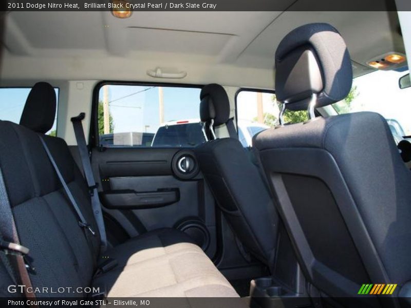 Brilliant Black Crystal Pearl / Dark Slate Gray 2011 Dodge Nitro Heat