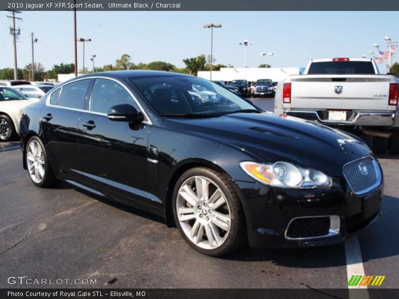 Ultimate Black / Charcoal 2010 Jaguar XF XFR Sport Sedan