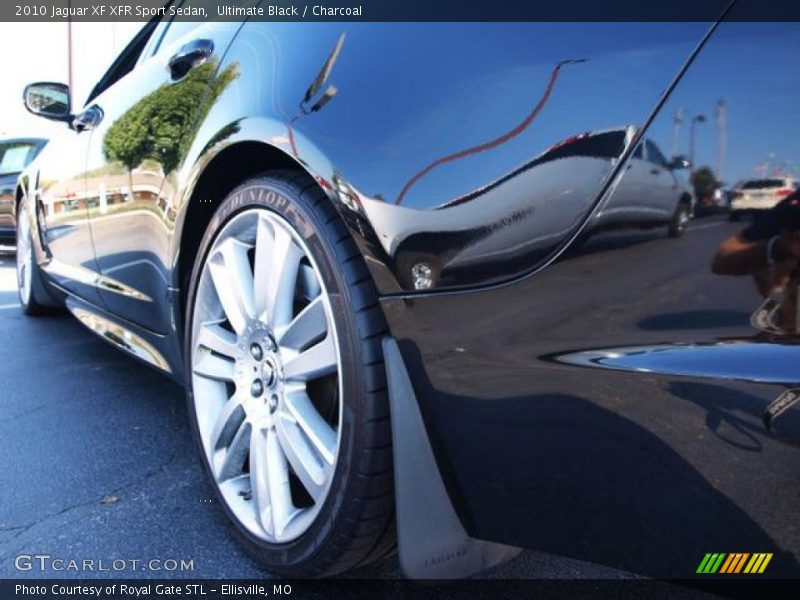 Ultimate Black / Charcoal 2010 Jaguar XF XFR Sport Sedan