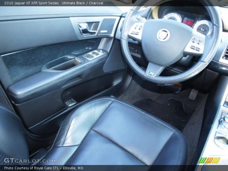 Ultimate Black / Charcoal 2010 Jaguar XF XFR Sport Sedan