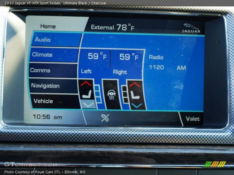 Ultimate Black / Charcoal 2010 Jaguar XF XFR Sport Sedan