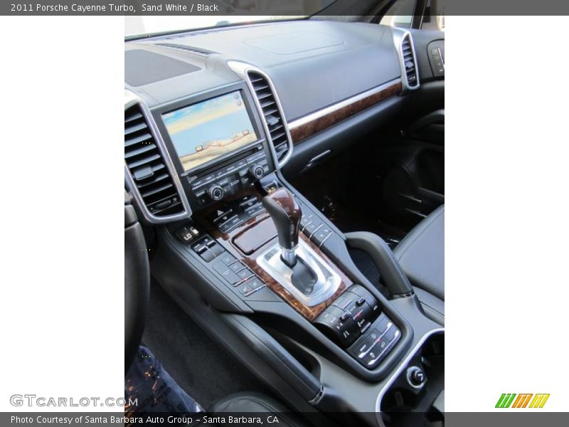 Sand White / Black 2011 Porsche Cayenne Turbo
