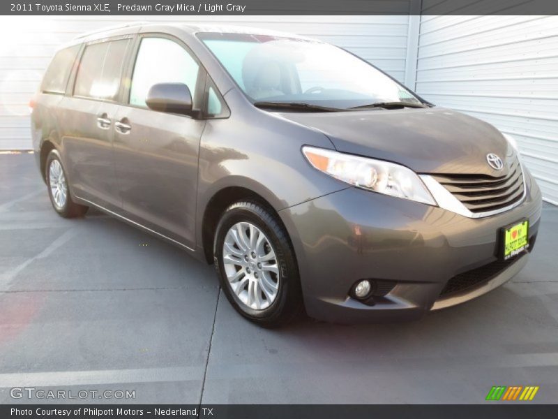 Predawn Gray Mica / Light Gray 2011 Toyota Sienna XLE