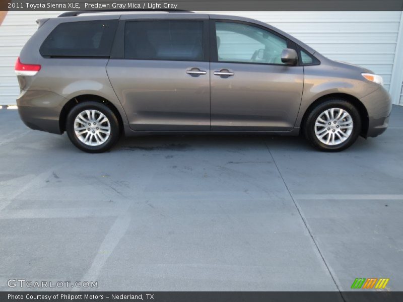 Predawn Gray Mica / Light Gray 2011 Toyota Sienna XLE