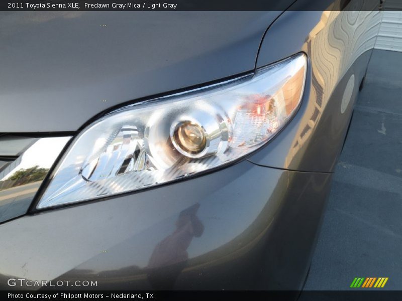 Predawn Gray Mica / Light Gray 2011 Toyota Sienna XLE
