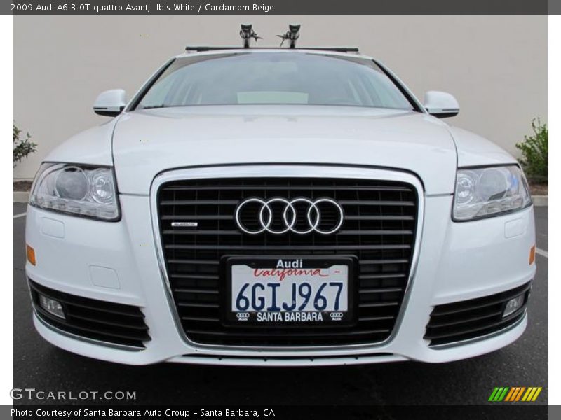 Ibis White / Cardamom Beige 2009 Audi A6 3.0T quattro Avant