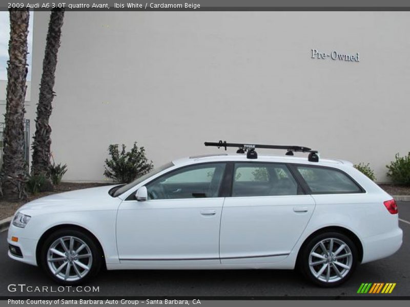 Ibis White / Cardamom Beige 2009 Audi A6 3.0T quattro Avant