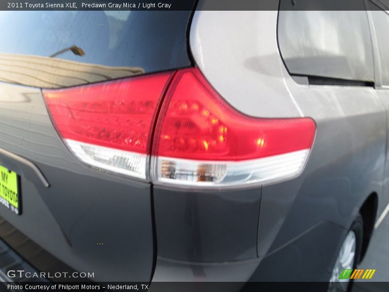 Predawn Gray Mica / Light Gray 2011 Toyota Sienna XLE
