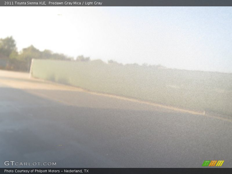 Predawn Gray Mica / Light Gray 2011 Toyota Sienna XLE