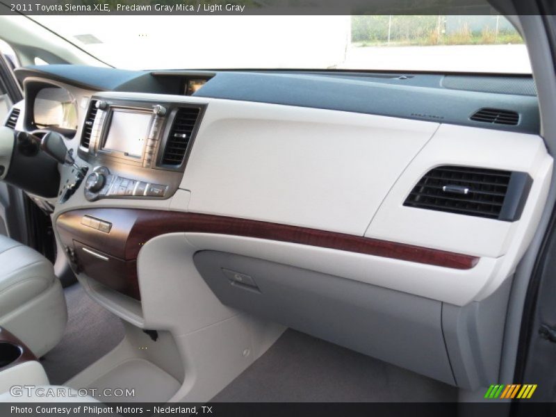 Predawn Gray Mica / Light Gray 2011 Toyota Sienna XLE