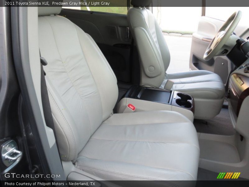 Predawn Gray Mica / Light Gray 2011 Toyota Sienna XLE