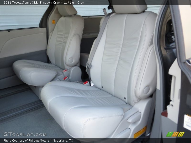Predawn Gray Mica / Light Gray 2011 Toyota Sienna XLE