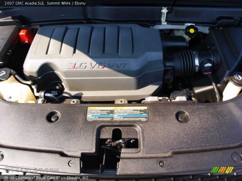 Summit White / Ebony 2007 GMC Acadia SLE