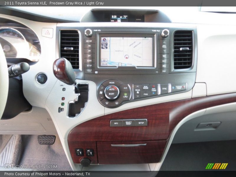 Predawn Gray Mica / Light Gray 2011 Toyota Sienna XLE