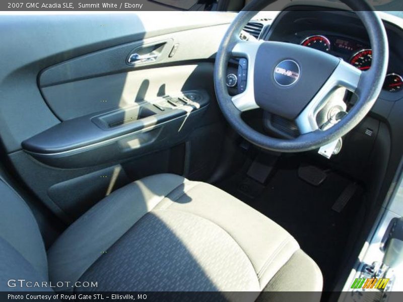 Summit White / Ebony 2007 GMC Acadia SLE