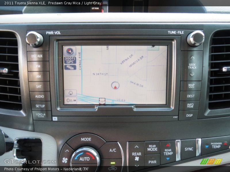 Predawn Gray Mica / Light Gray 2011 Toyota Sienna XLE