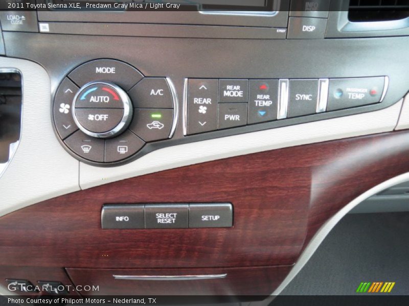 Predawn Gray Mica / Light Gray 2011 Toyota Sienna XLE