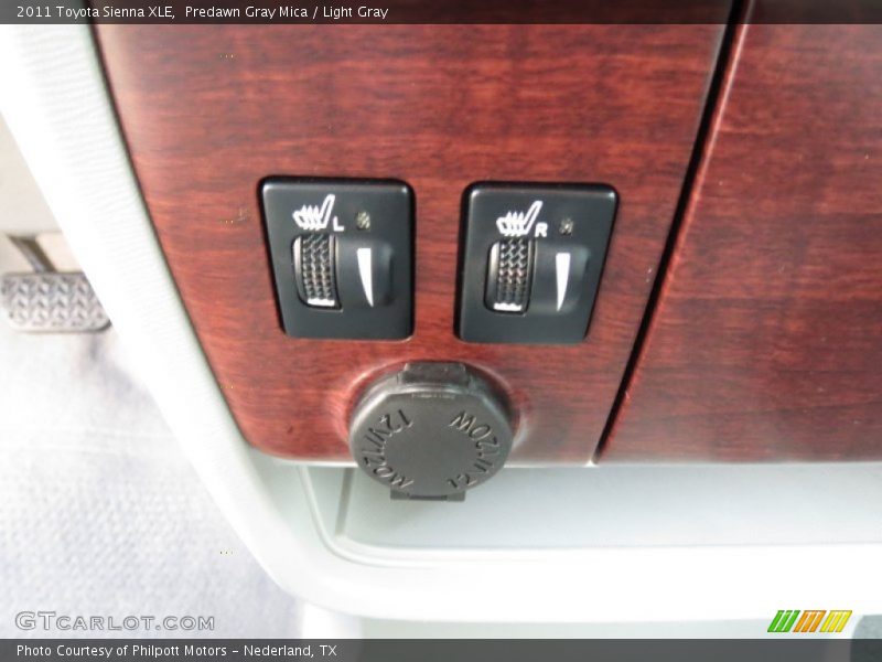 Predawn Gray Mica / Light Gray 2011 Toyota Sienna XLE