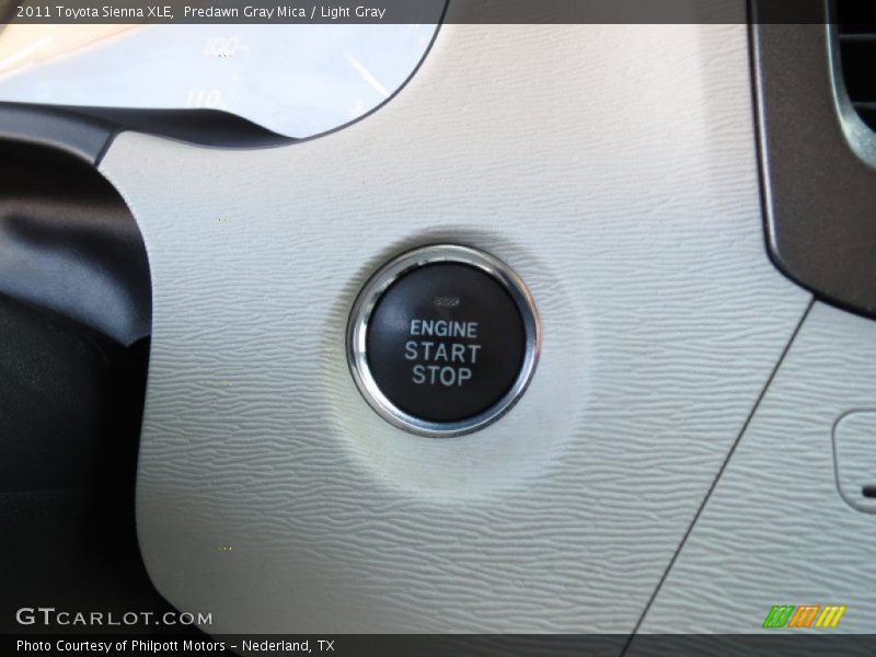 Predawn Gray Mica / Light Gray 2011 Toyota Sienna XLE