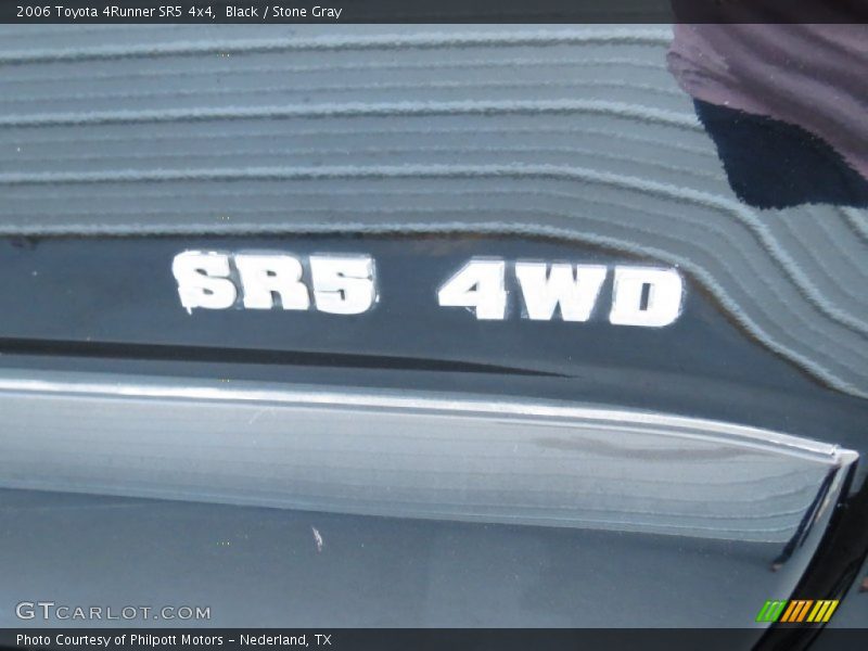 Black / Stone Gray 2006 Toyota 4Runner SR5 4x4