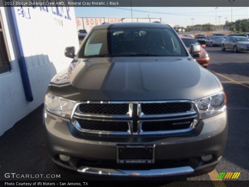 Mineral Gray Metallic / Black 2012 Dodge Durango Crew AWD