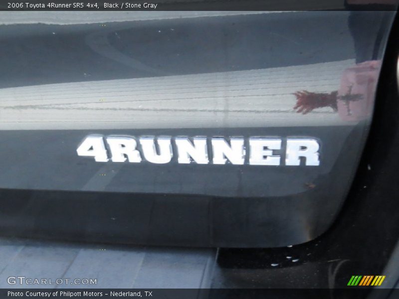 Black / Stone Gray 2006 Toyota 4Runner SR5 4x4