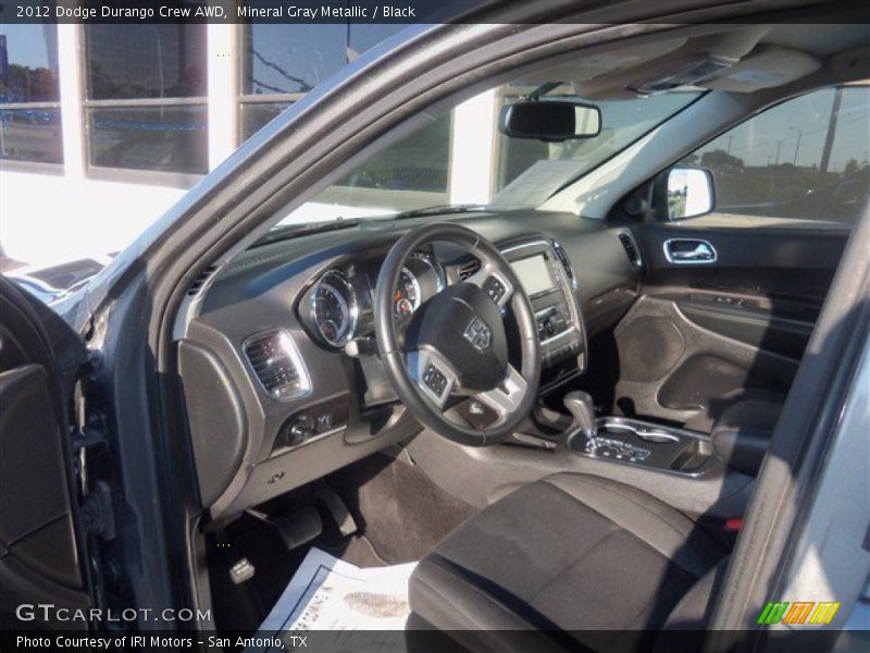 Mineral Gray Metallic / Black 2012 Dodge Durango Crew AWD