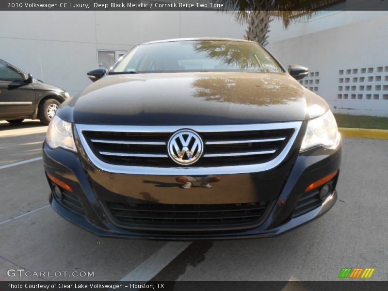 Deep Black Metallic / Cornsilk Beige Two Tone 2010 Volkswagen CC Luxury