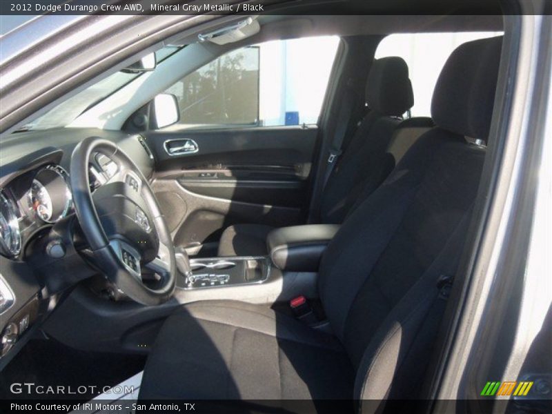 Mineral Gray Metallic / Black 2012 Dodge Durango Crew AWD