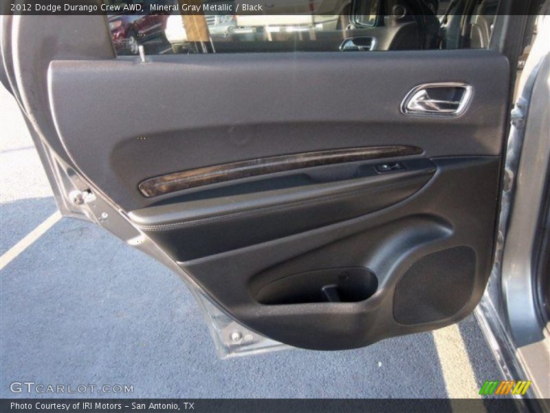 Mineral Gray Metallic / Black 2012 Dodge Durango Crew AWD