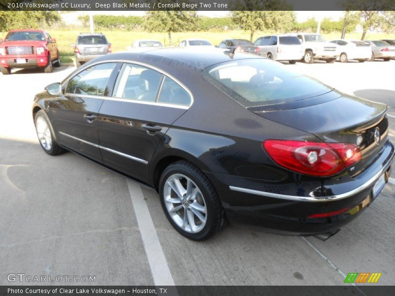 Deep Black Metallic / Cornsilk Beige Two Tone 2010 Volkswagen CC Luxury