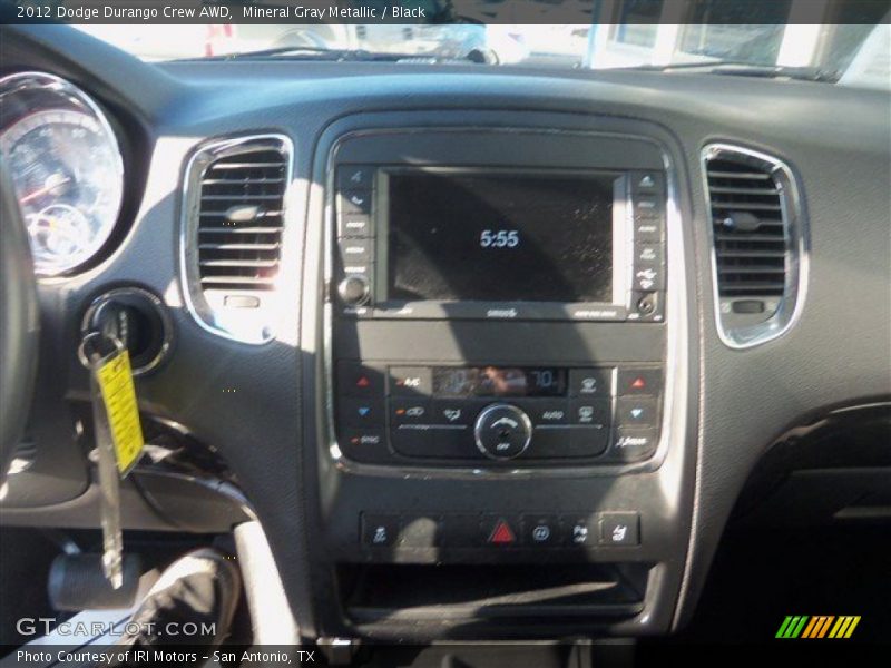 Mineral Gray Metallic / Black 2012 Dodge Durango Crew AWD