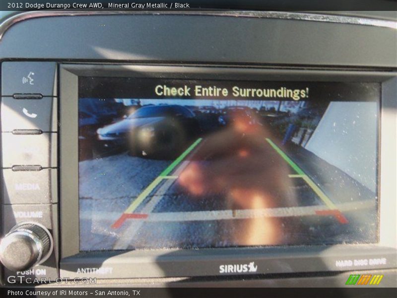 Mineral Gray Metallic / Black 2012 Dodge Durango Crew AWD